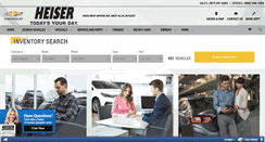 Desktop Screenshot of heiserchevrolet.com